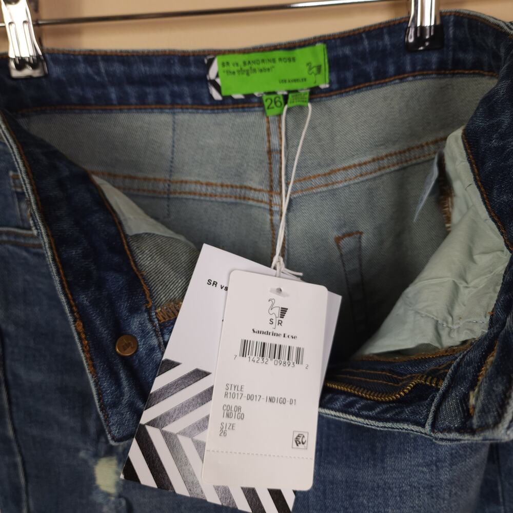 Sandrine Rose X Free People Super Flare in Indigo Size 26 - Picture 10 of 12